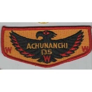 Order of the‎ Arrow ACHUNANCHI 135 WWW Eagle Crest Emblem Patch Sew On Patch